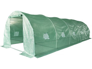 Tunnelgewächshaus für den Garten „Lys“ – 8 x 3 M - 24 M² - 140 g – Grün