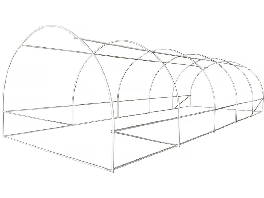 Tunnelgewächshaus für den Garten „Lys“ – 8 x 3 M - 24 M² - 140 g – Grün