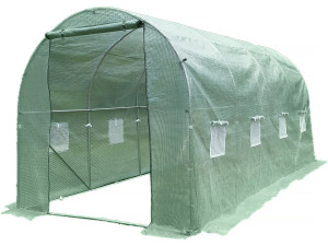 Tunnelgewächshaus für den Garten „Lys“ – 4,5 x 2 M - 9 M² - 130 g – Grün