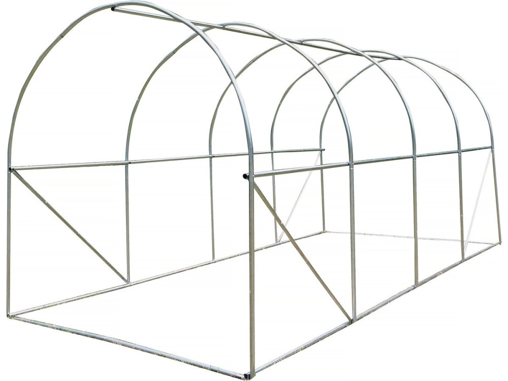 Tunnelgewächshaus für den Garten „Lys“ – 4,5 x 2 M - 9 M² - 130 g – Grün