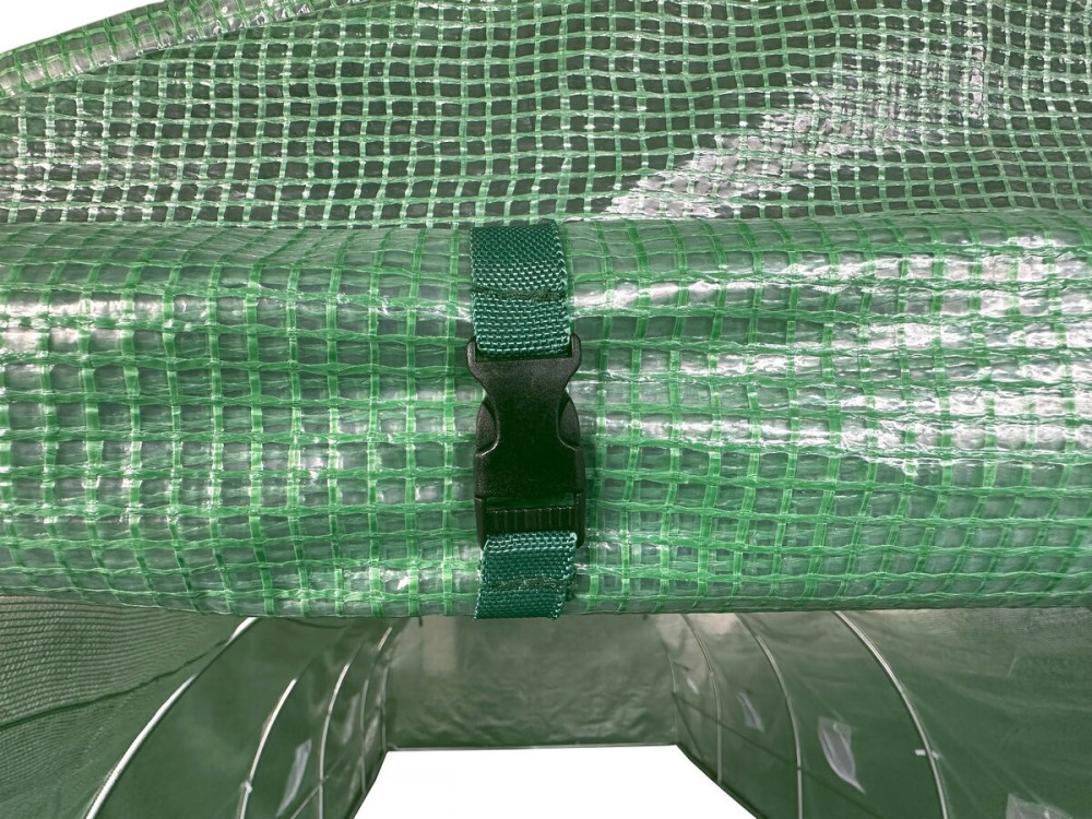Tunnelgewächshaus für den Garten „Lys“ – 4,5 x 2 M - 9 M² - 130 g – Grün