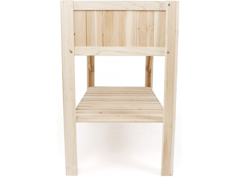 Gemüsegartenquadrat aus Holz auf Füßen "Magnolia" - 115 x 57 x 90 cm - Beige