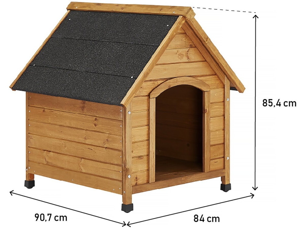 Hundehütte "Doggy" - 77 x 82 x 88 cm - Beige