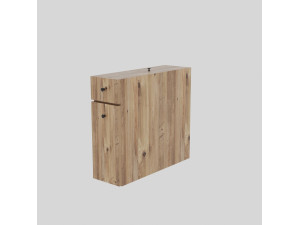 Badezimmermöbel aus Holz "Calencia" - 20 x 60 x 55 cm - Braun