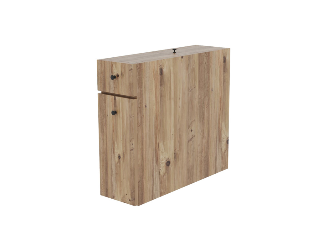 Badezimmermöbel aus Holz "Calencia" - 20 x 60 x 55 cm - Braun