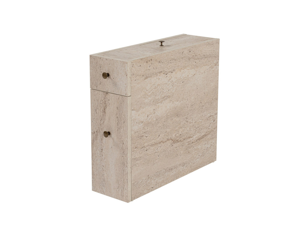 Badezimmermöbel aus Holz "Calencia" - 20 x 60 x 55 cm - Beige