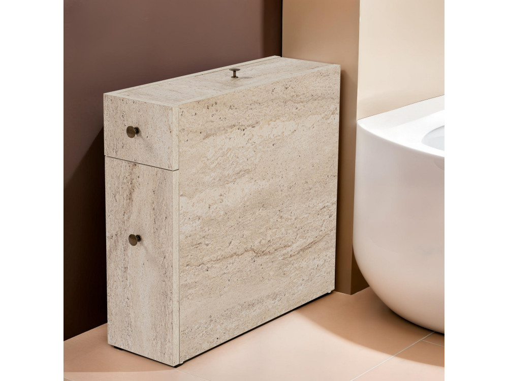 Badezimmermöbel aus Holz "Calencia" - 20 x 60 x 55 cm - Beige