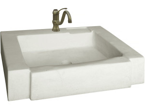 Spüle "Modena" - rekonstituierter Stein - 74 x 57 x 15.5 cm
