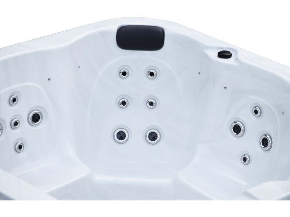 Led Spa "Ornella" - 5 Plätze - 2.15 x 2.15 x 0.88 m