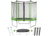 Trampolin "Yoopi" - Ø 1,8 m - mit Netz + Leiter + Abdeckung + Befestigungsset