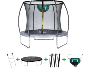 Trampolin Prestige "Jumper" 2,44 m mit Basketballkorb