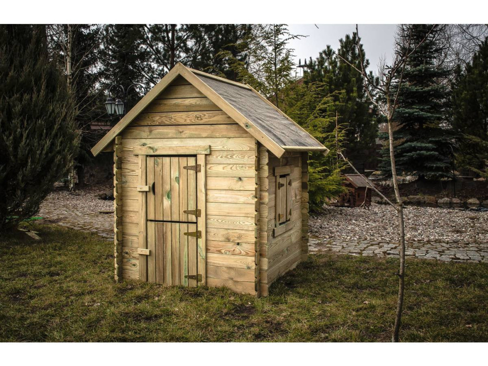 Kinderholzhaus "Sophie" - 120 x 120 x 159 cm