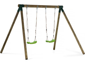 Holzschaukel "Eden" - mit 2 Schaukeln.