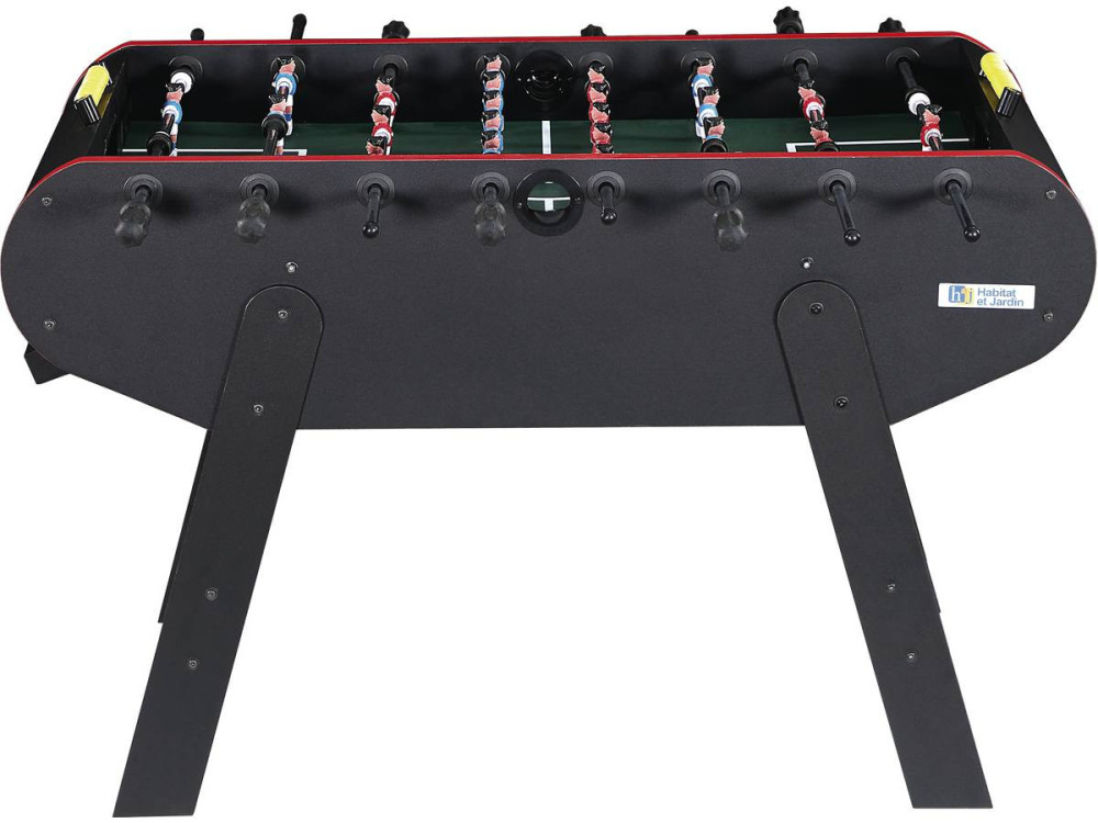 Tischfußballspiel - 140 x 74 x 86 cm - Schwarz