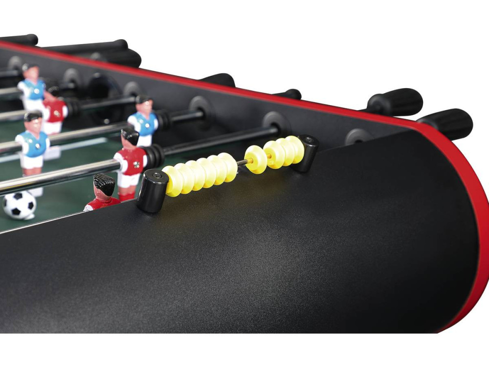 Tischfußballspiel - 140 x 74 x 86 cm - Schwarz