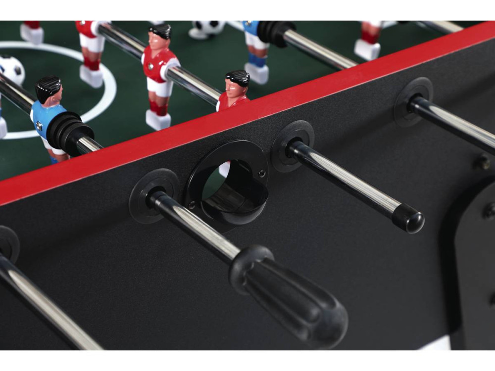 Tischfußballspiel - 140 x 74 x 86 cm - Schwarz
