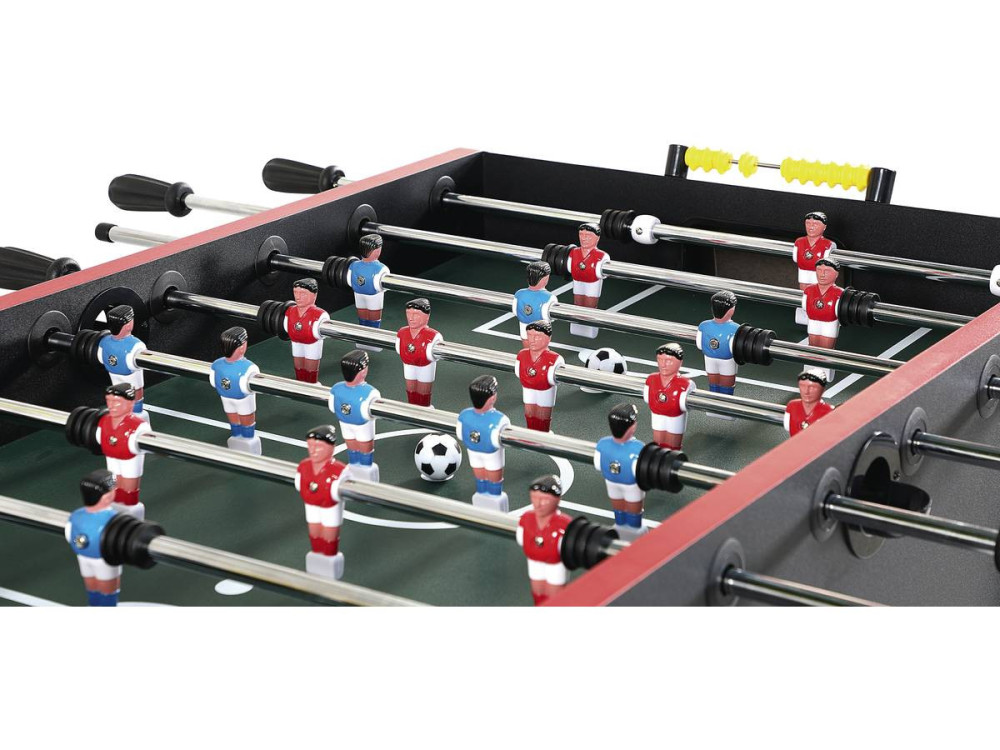 Tischfußballspiel - 140 x 74 x 86 cm - Schwarz