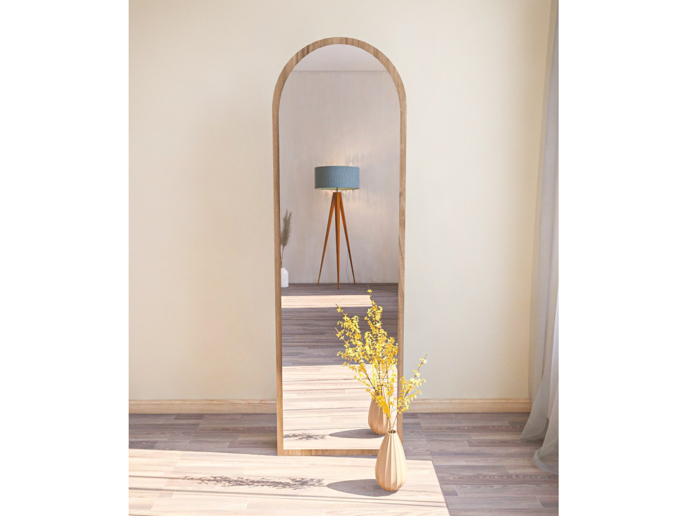 Holzspiegel "Emma" - 50 x 160 cm - Braun