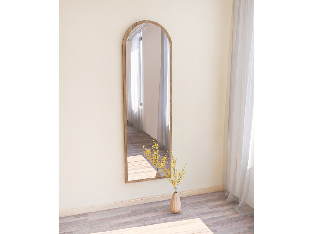 Holzspiegel "Emma" - 50 x 160 cm - Braun