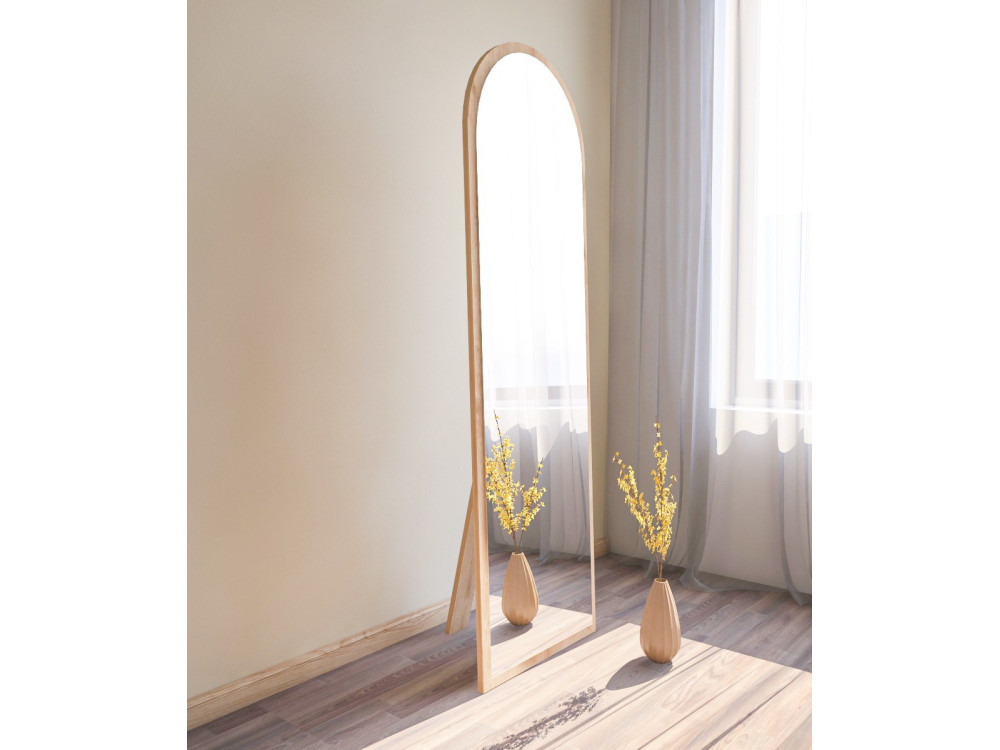 Holzspiegel "Emma" - 50 x 160 cm - Beige