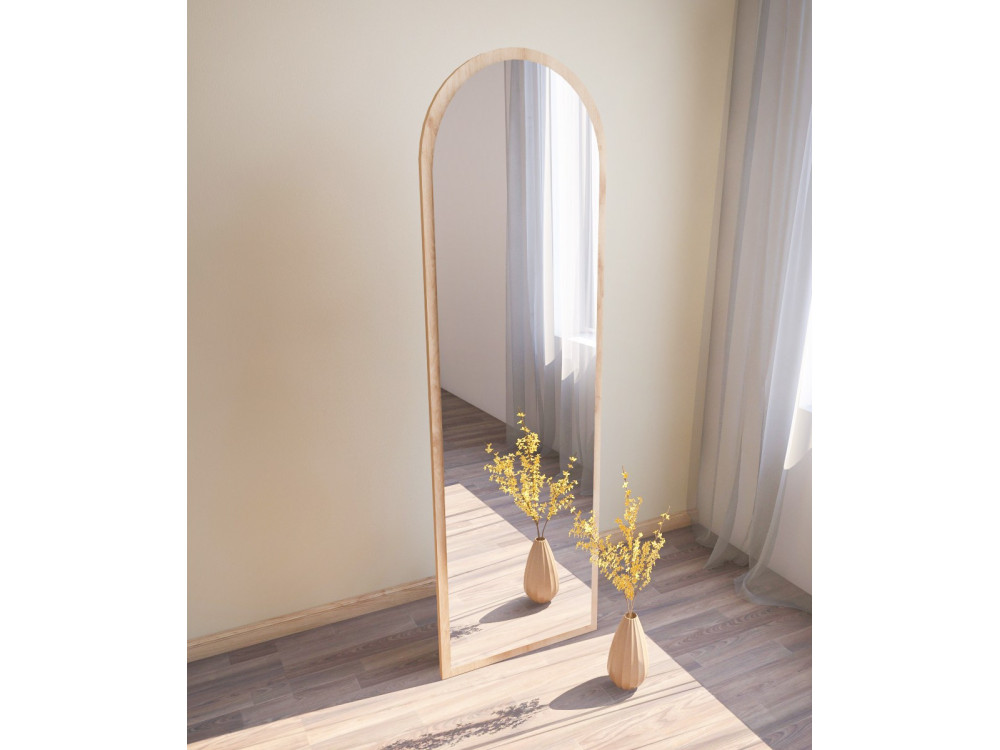 Holzspiegel "Emma" - 50 x 160 cm - Beige