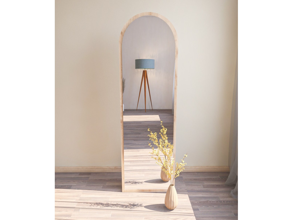 Holzspiegel "Emma" - 50 x 160 cm - Beige