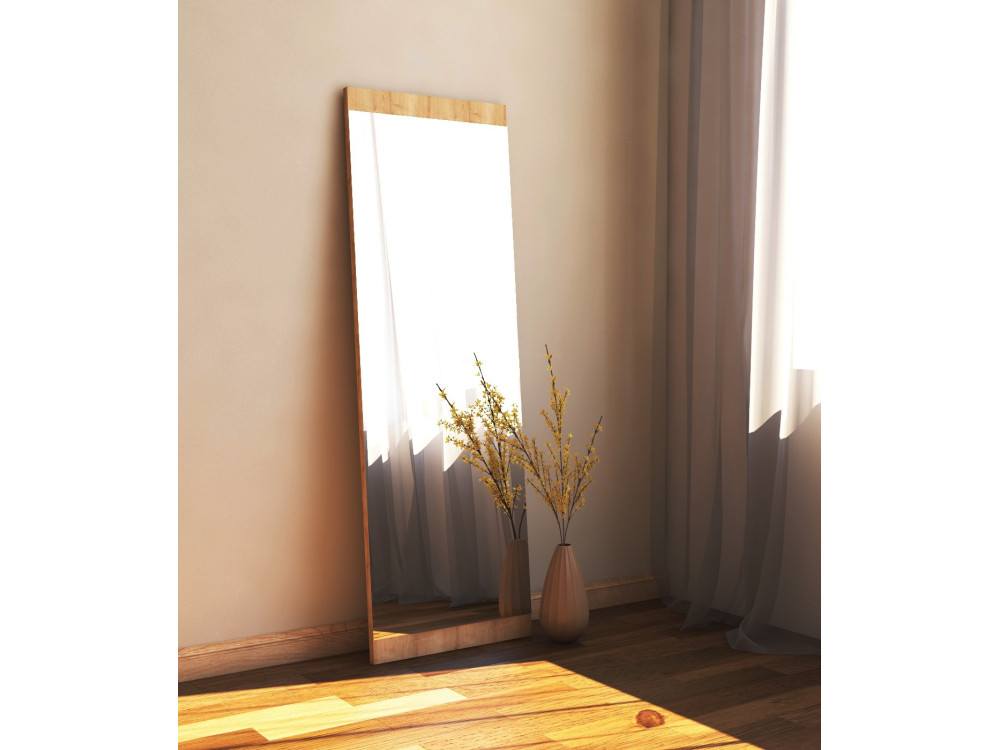 Holzspiegel "Azus" - 40 x 120 cm - Braun