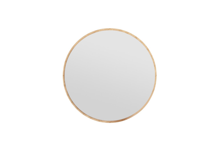 Holzspiegel "Ozze" - 60 x 60 cm - Beige