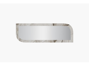 Holzspiegel "Arni" - 120 x 40 cm - Beige