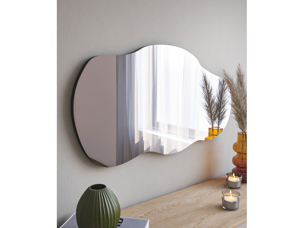 Holzspiegel "Baby" - 40 x 72 cm - Schwarz