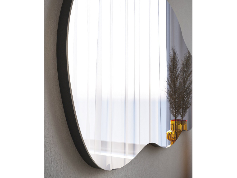 Holzspiegel "Baby" - 40 x 72 cm - Schwarz