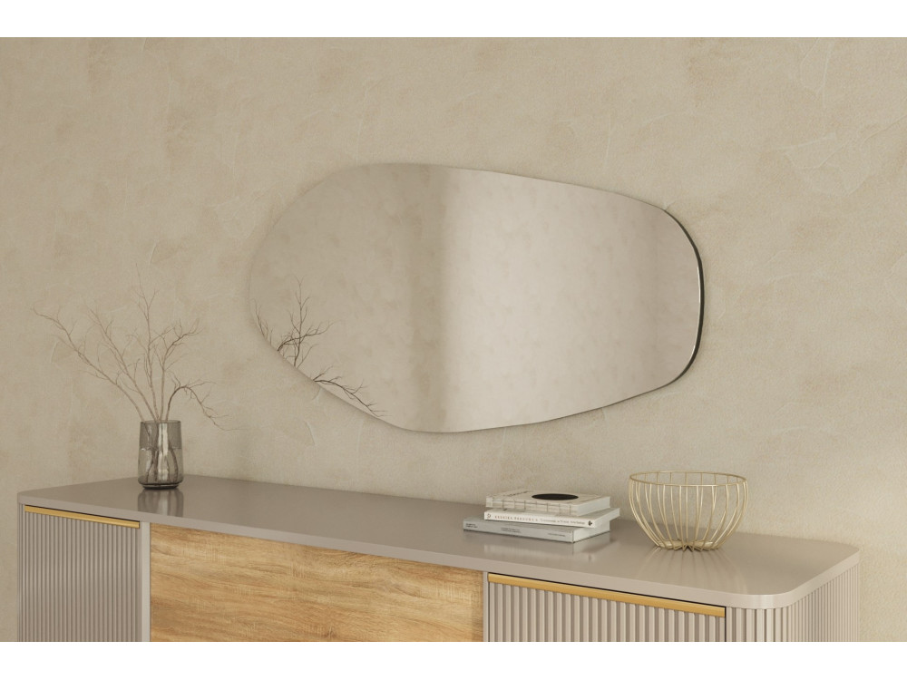 Holzspiegel "Bella " - 60 x 120 cm - Schwarz