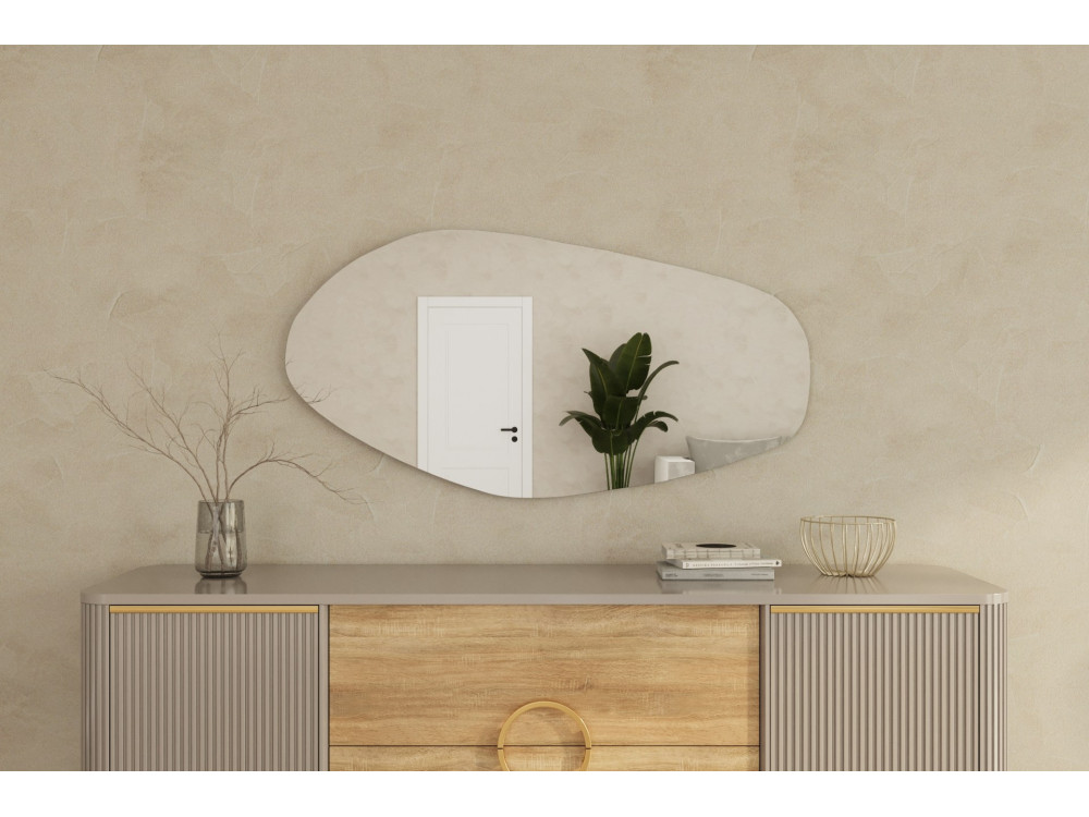 Holzspiegel "Bella " - 60 x 120 cm - Schwarz