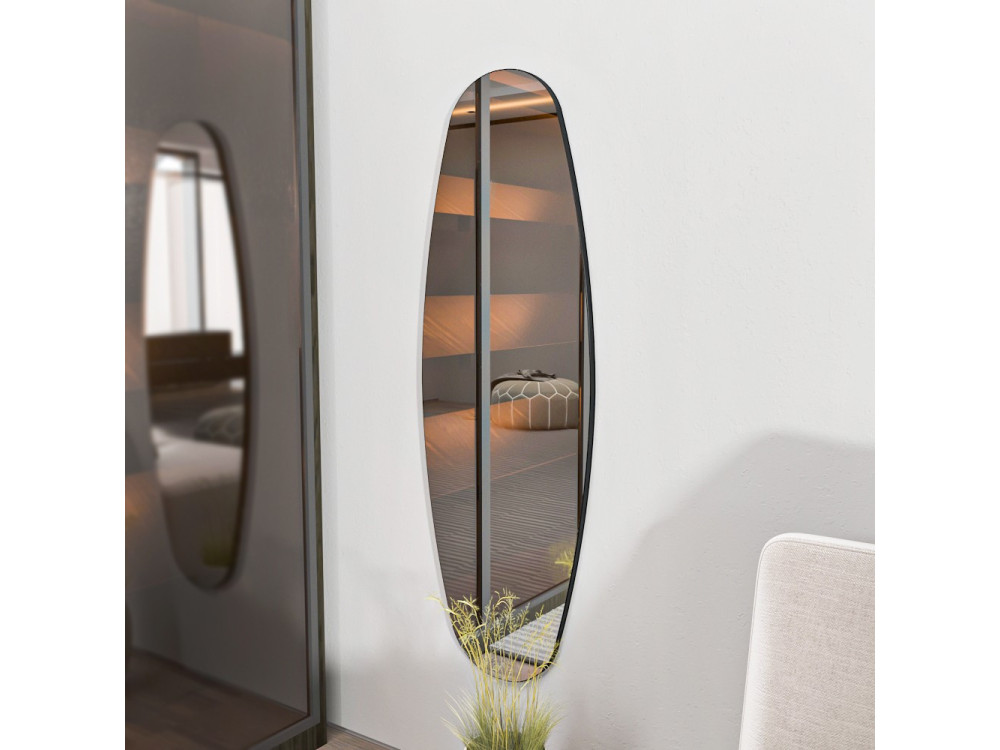 Holzpferd-Spiegel "Venti" - 40 x 120 cm - Transparent