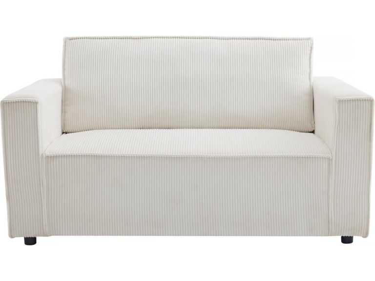 Sofa mit Schlaffunktion aus Cord „Grenelle“ - 2-Sitzer - Beige