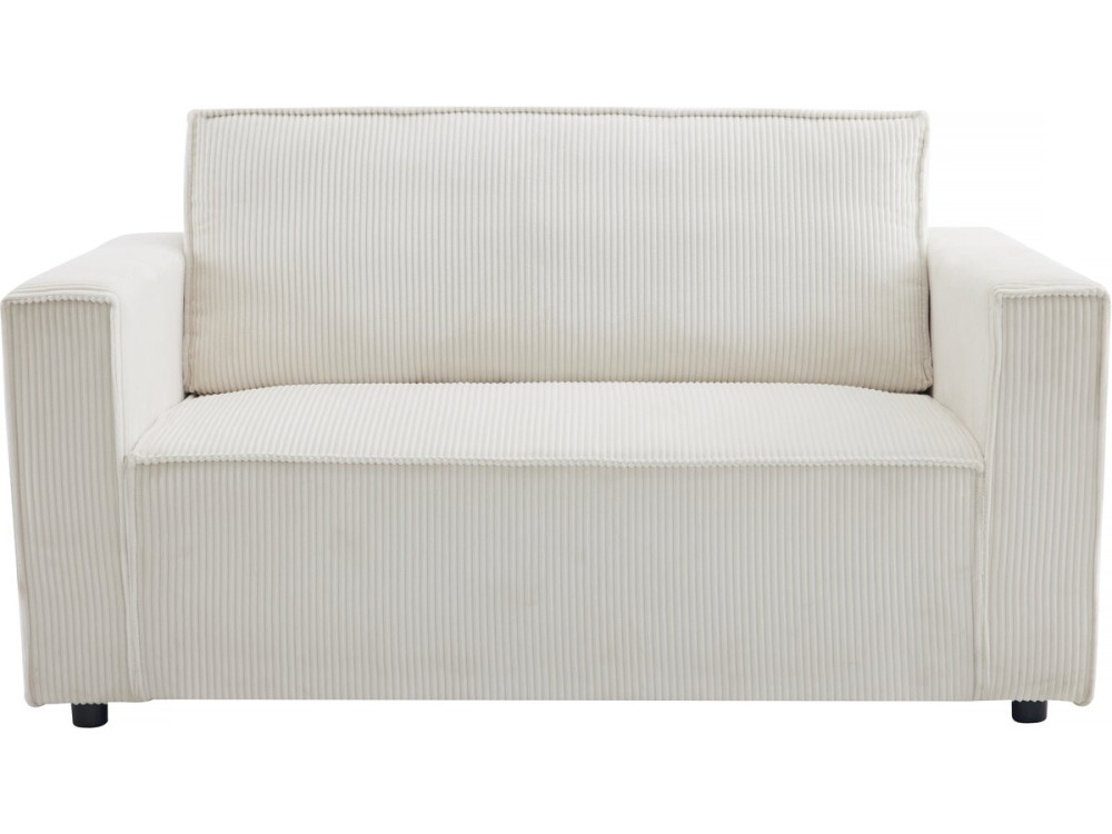 Sofa mit Schlaffunktion aus Cord „Grenelle“ - 2-Sitzer - Beige