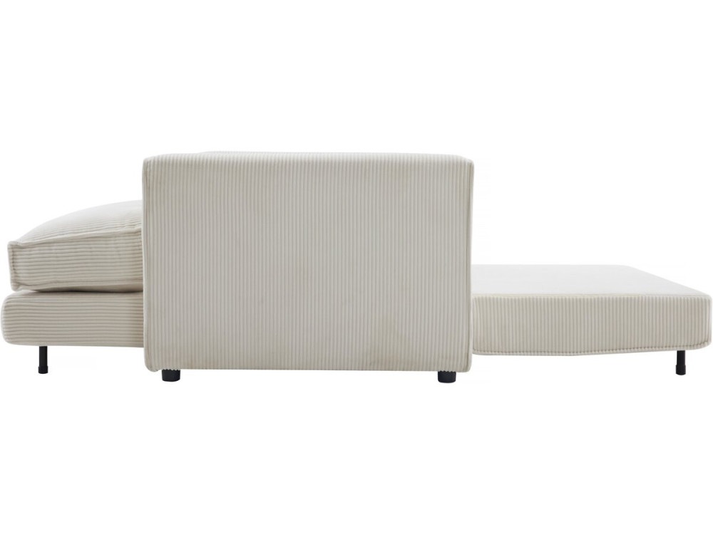 Sofa mit Schlaffunktion aus Cord „Grenelle“ - 2-Sitzer - Beige
