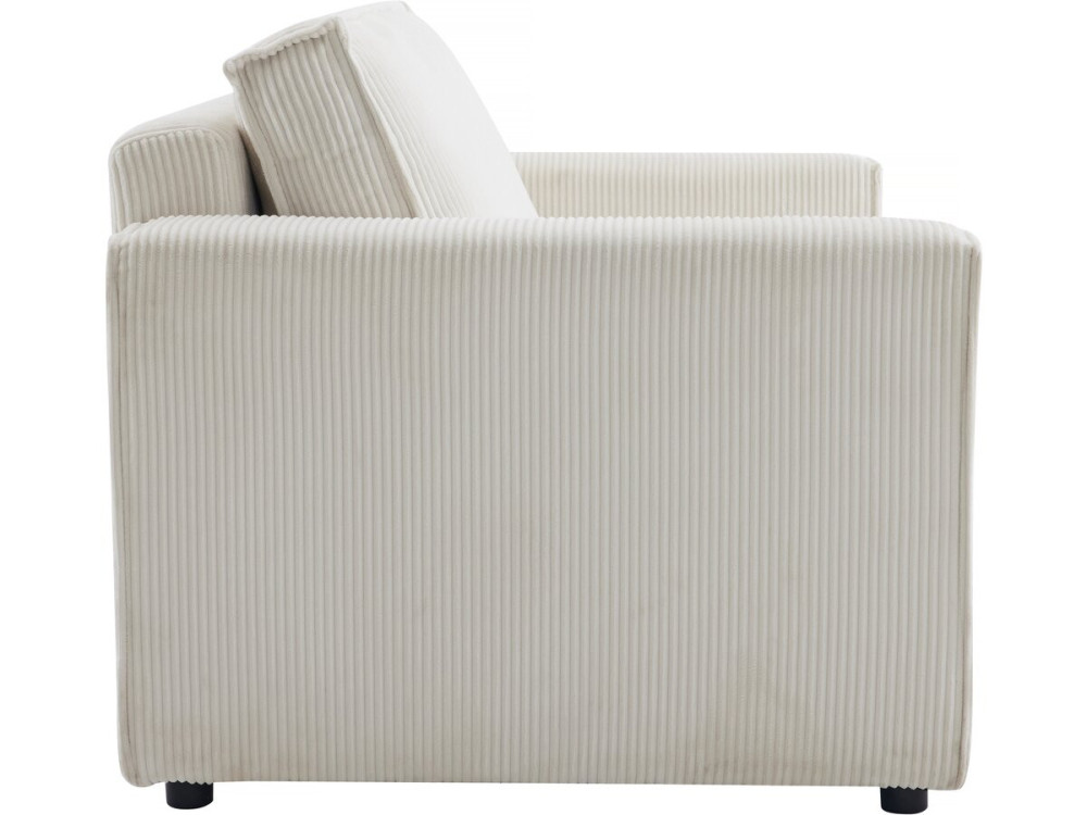Sofa mit Schlaffunktion aus Cord „Grenelle“ - 2-Sitzer - Beige