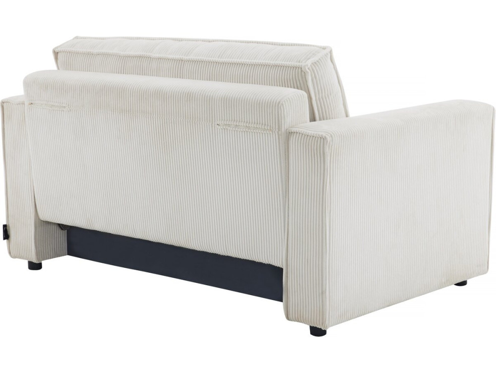 Sofa mit Schlaffunktion aus Cord „Grenelle“ - 2-Sitzer - Beige