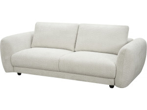 Einzelsofa „Saint Germain S“ aus Chenille-Stoff – 3-Sitzer – Beige