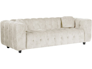 Einzelsofa „Vendome“ aus Chenillestoff – 3 Sitze – Beige