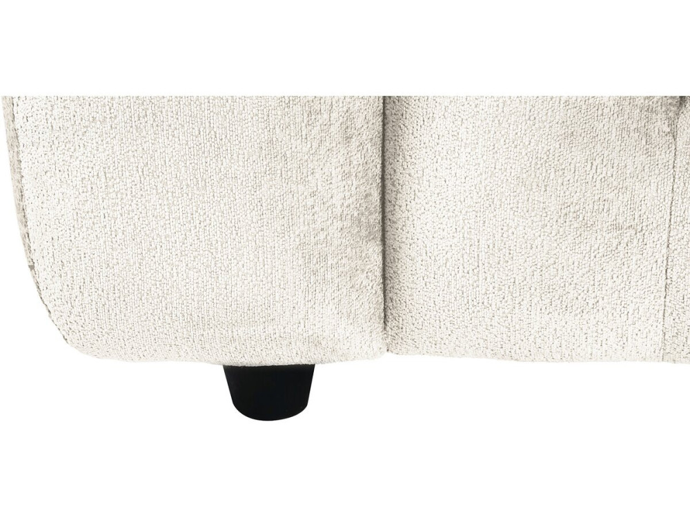 Einzelsofa „Vendome“ aus Chenillestoff – 3 Sitze – Beige