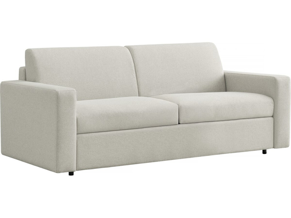 Express-Sofa mit Stoffbezug "Diana" - Liegefläche 140 cm - 3-Sitzer - Beige