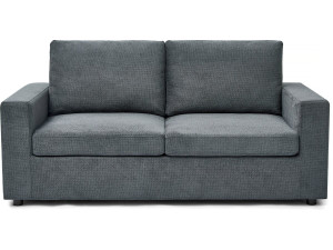 Express-Sofa mit Stoffbezug "Elena" - 3-Sitzer - Liegefläche 140 cm - Grau