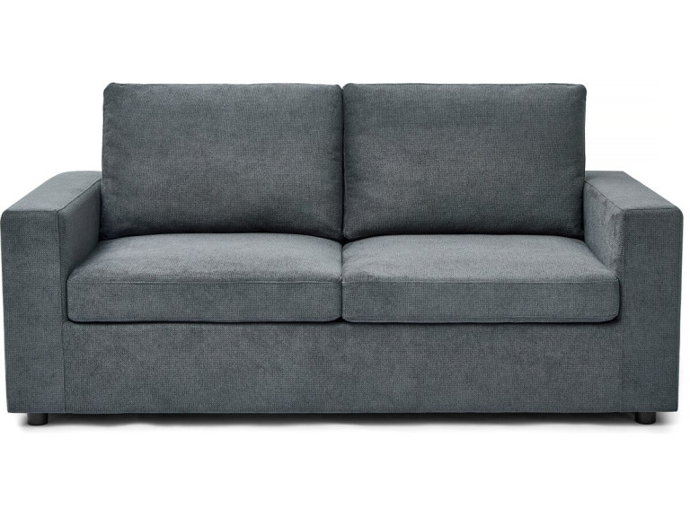 Express-Sofa mit Stoffbezug "Elena" - 3-Sitzer - Liegefläche 140 cm - Grau