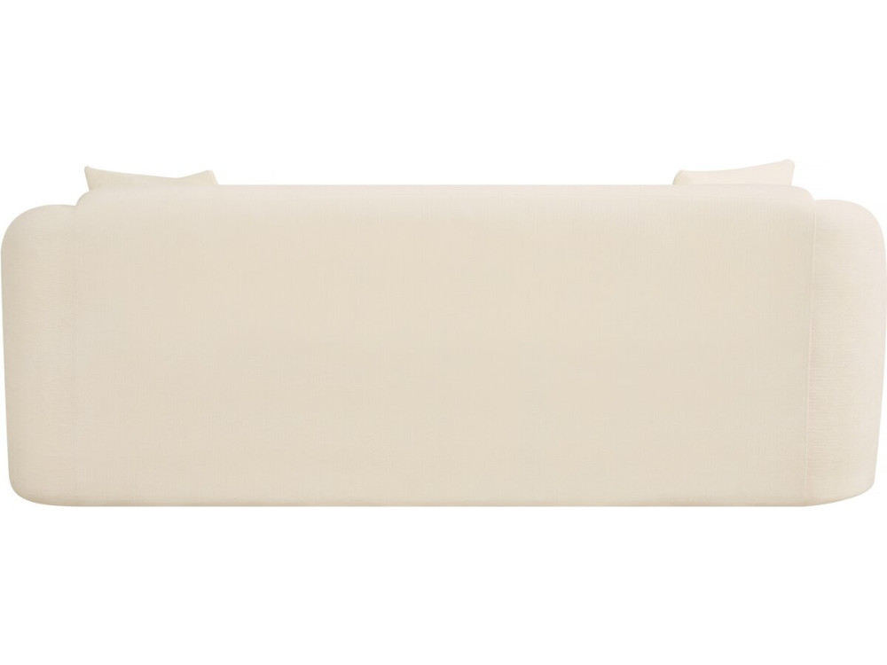 Fixes gerades Sofa aus Stoff "Ondine" - 3-Sitzer - Beige