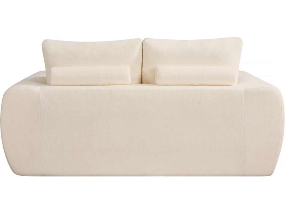 Bubble-Stoffsofa rechts "Leonie" - 2-Sitzer - Beige