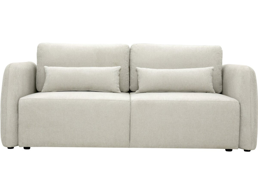 3-Sitzer-Sofa in gerader Ausführung aus Stoff „Concorde“ – Beige