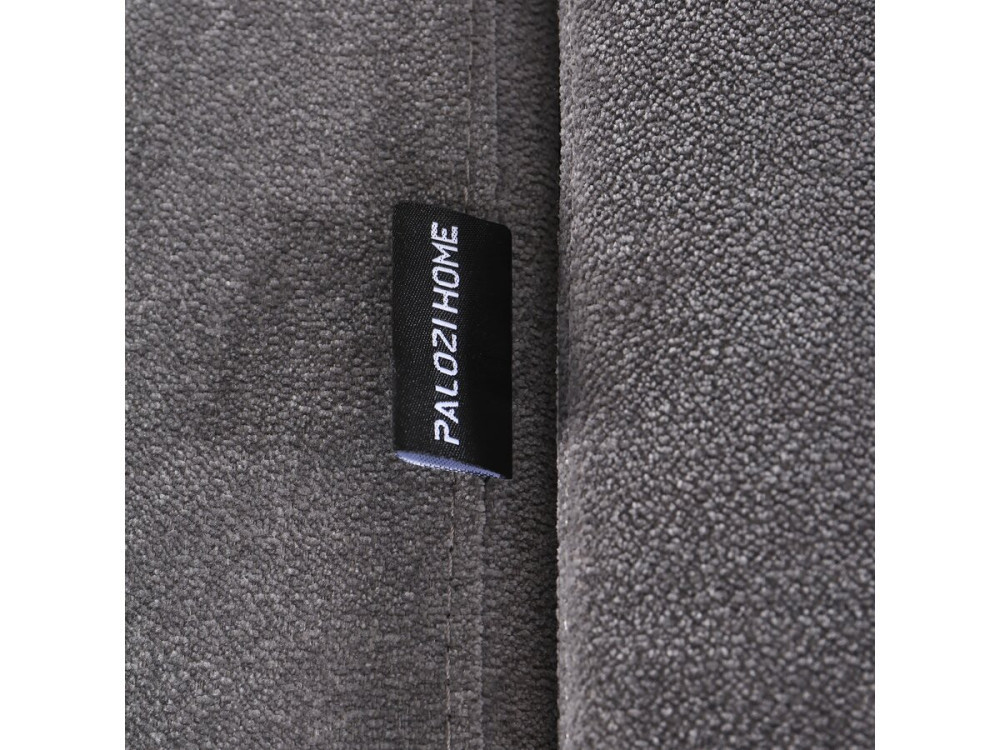 Ecksofa mit Schlaffunktion aus Chenille-Stoff 3-Sitzer - "Trocadero" - Grau