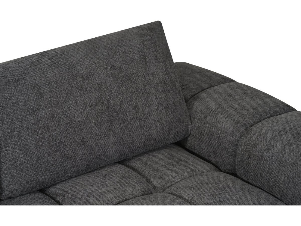 Ecksofa aus Stoff "Monceau" - 3-Sitzer - Grau